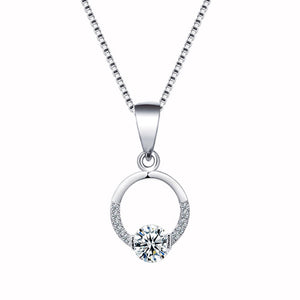 Pandora Circle Necklace Circle Pendant 92.5 Italy silver