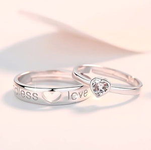 Heart Design Wedding  Ring WR51 92.5 Italy silver