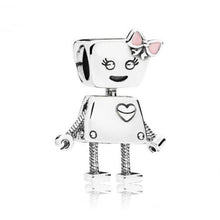 Load image into Gallery viewer, Robot Pandora charm 92.5 Italy silver