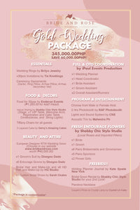 Gold Wedding Package