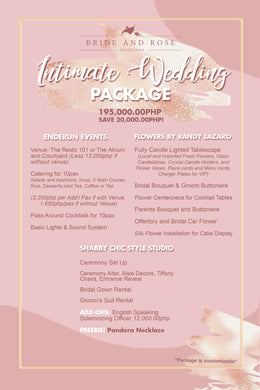 Intimate Wedding Package