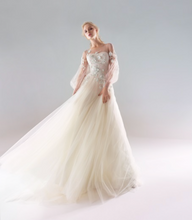 Load image into Gallery viewer, Papilio Bridal Wedding Dress SALE Collection RTW 18/1907L-220 (Size 38)