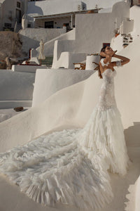 Santorini Vibes Ricca Sposa RTW 21-011-895 Ready To Wear European Bridal Wedding Gown Designer Philippines