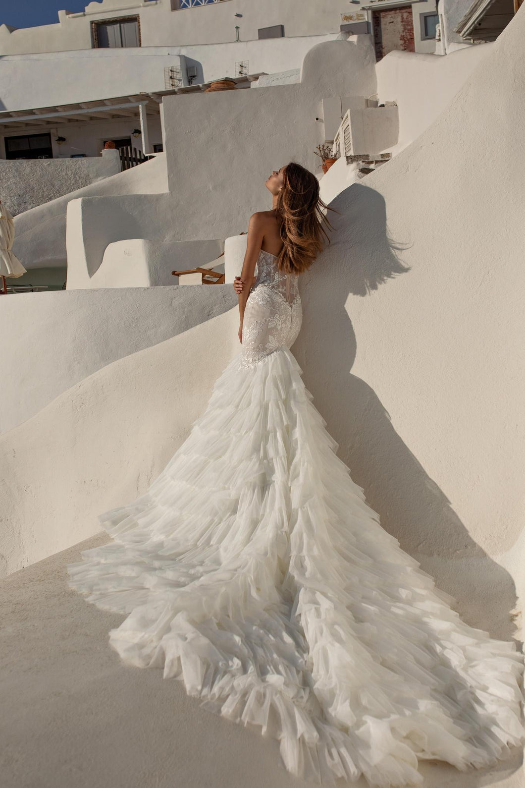 Santorini Vibes Ricca Sposa RTW 21-011-895 Ready To Wear European Bridal Wedding Gown Designer Philippines