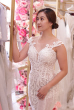 Load image into Gallery viewer, ON HAND Fully Beaded Mermaid Wedding Dress Rental Heather