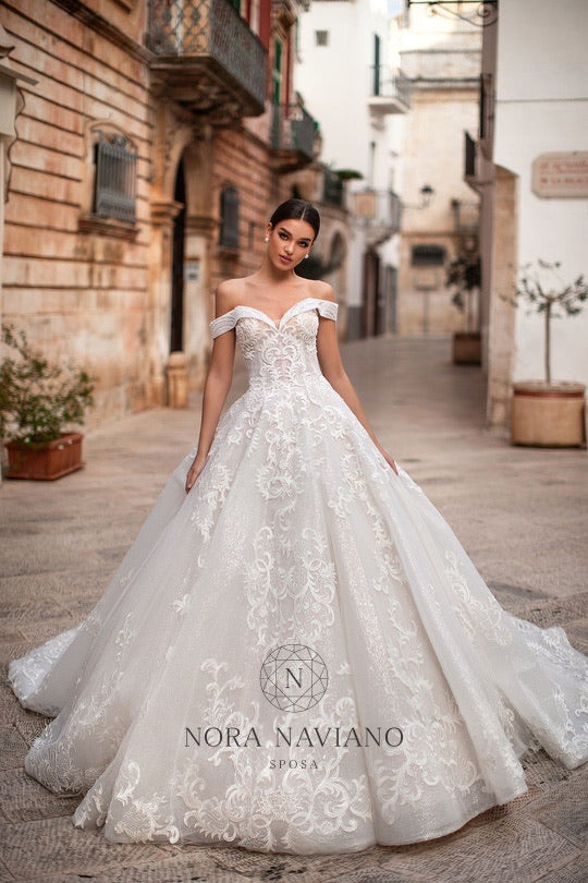 Italian Dream 'Megan' Nora Naviano Sposa RTW 20014-1689 Ready To Wear European Bridal Wedding Gown Designer Philippines