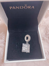 Load image into Gallery viewer, Book Heart Mom Family Pandora 3 Charms Bangle Set Italy Silver 925