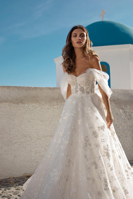 Santorini Vibes Ricca Sposa RTW 21-014-860 Ready To Wear European Bridal Wedding Gown Designer Philippines