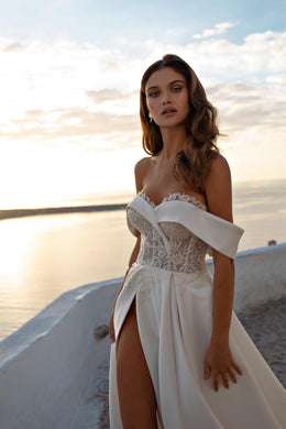 Santorini Vibes Ricca Sposa RTW 21-021-450 Ready To Wear European Bridal Wedding Gown Designer Philippines