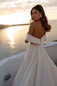 Santorini Vibes Ricca Sposa RTW 21-021-450 Ready To Wear European Bridal Wedding Gown Designer Philippines