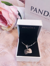 Load image into Gallery viewer, Family Heart Mom Pandora Necklace Charm Set Italy Silver 925