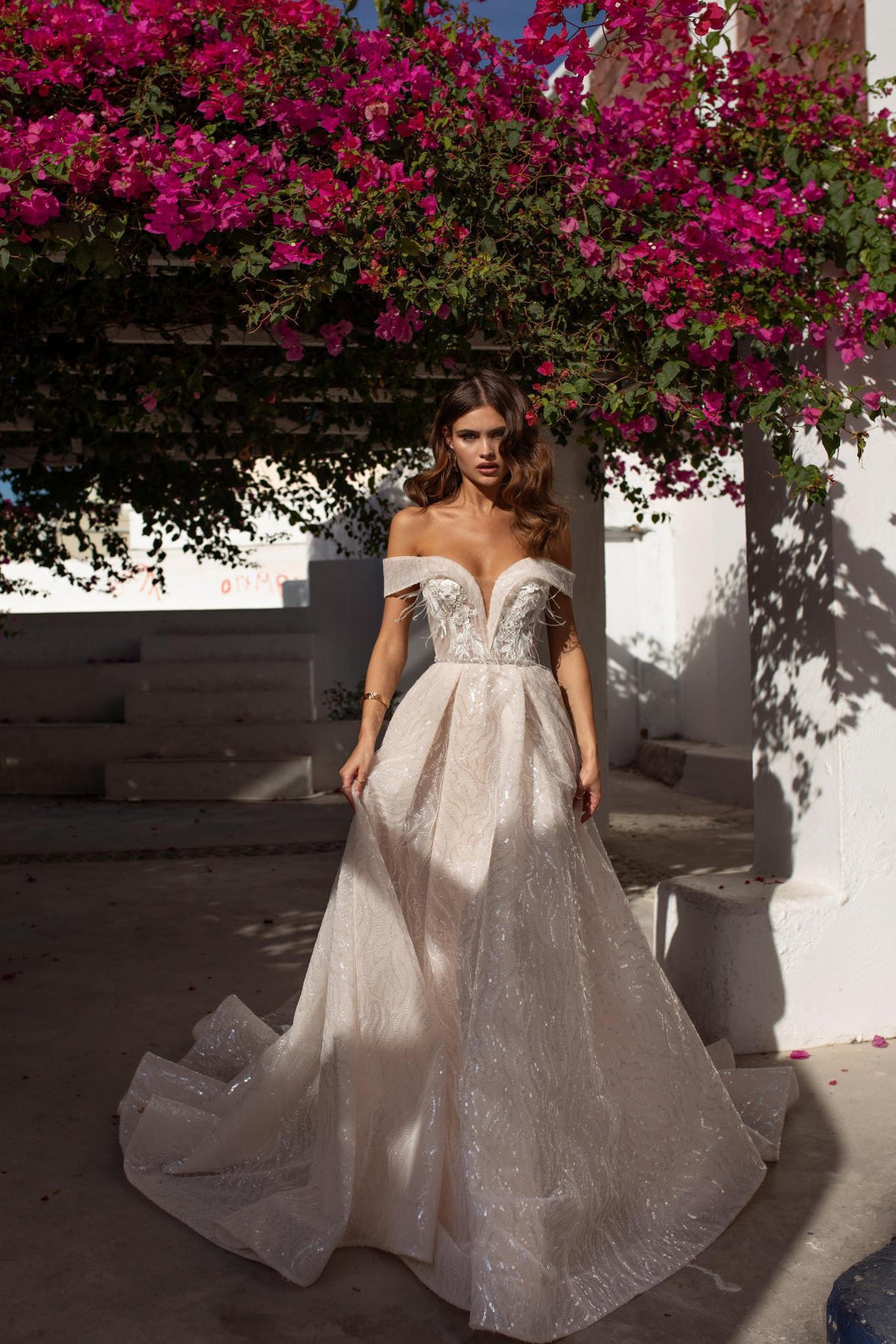 Santorini Vibes Ricca Sposa RTW 21-026-790 Ready To Wear European Bridal Wedding Gown Designer Philippines