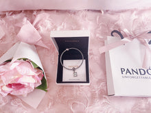 Load image into Gallery viewer, Family Book Mom Pandora 1 Charm Bangle Set Italy Silver 925