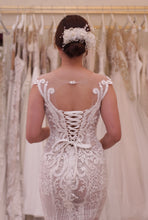 Load image into Gallery viewer, ON HAND Fully Beaded Mermaid Wedding Dress Rental Heather