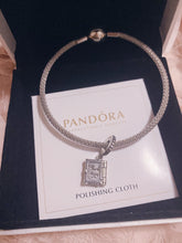 Load image into Gallery viewer, Family Book Mom Pandora 1 Charm Bangle Set Italy Silver 925