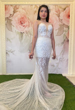 Load image into Gallery viewer, ON HAND sleeve less mermaid wedding gown Katherine