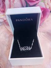 Load image into Gallery viewer, Mom Pandora Necklace Charm Set Italy Silver 925