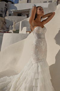 Santorini Vibes Ricca Sposa RTW 21-011-895 Ready To Wear European Bridal Wedding Gown Designer Philippines