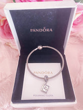 Load image into Gallery viewer, Family Book Mom Pandora 1 Charm Bangle Set Italy Silver 925