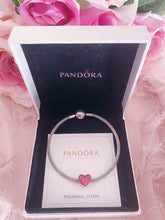 Load image into Gallery viewer, Heart Mom Te Amo Pandora 1 Charm Bangle Set Italy Silver 925
