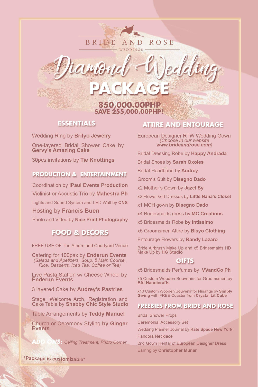 Diamond Wedding Package